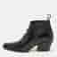 Dior Size 37.5 Black Leather Ankle Length Boots