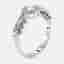 1.13 cts Round Lab Grown Diamond 14K White Gold Ring Size 54