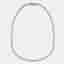 20 cts Round Lab Grown Diamonds Sterling Silver 925 Necklace