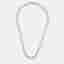 25 cts Round Lab Grown Diamonds Sterling Silver 925 Necklace