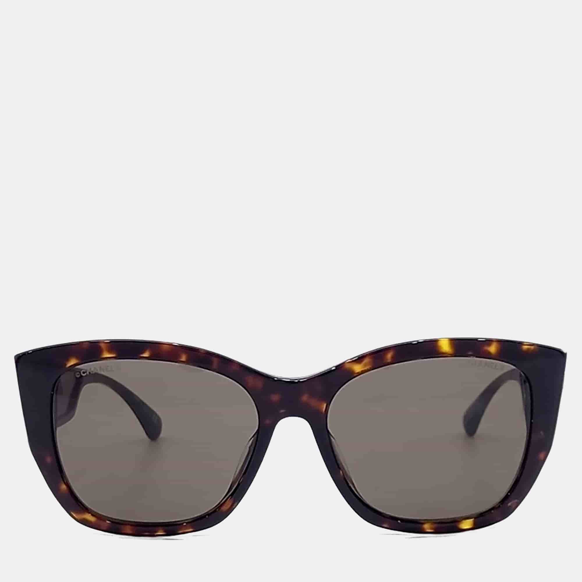 Chanel Brown Tone Sunglasses