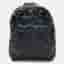Chanel Doudoune Black Nylon Embossed Tweed Backpack Bag