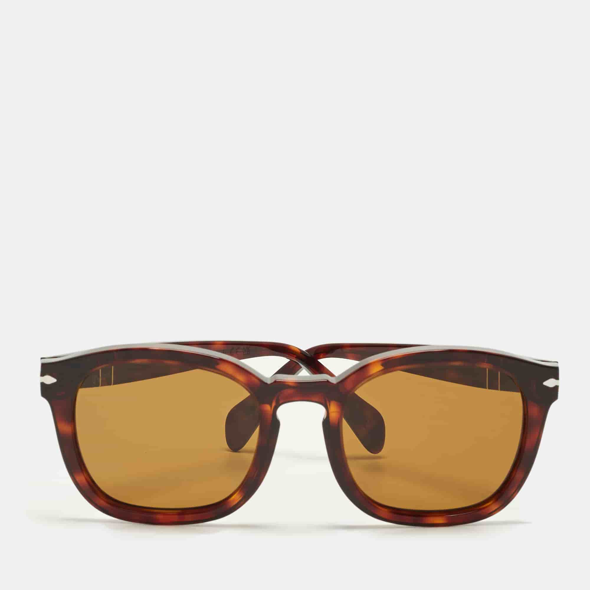Persol Tortoise Brown 0082-S Square Sunglasses