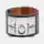 Herm&egrave;s Collier De Chien Black Leather Palladium Plated Bracelet L