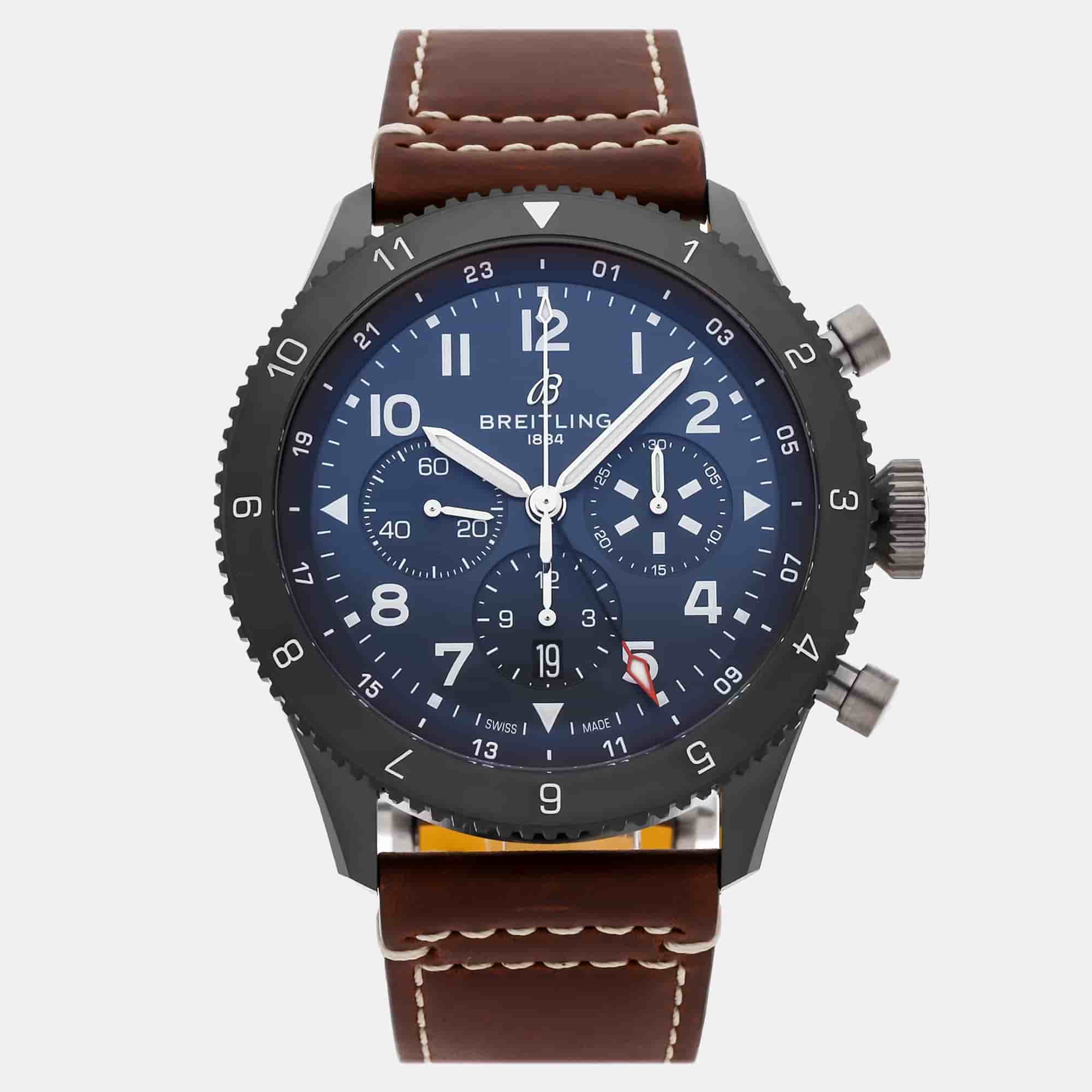 Pre-Owned Breitling Super Avi B04 Chronograph SB04452A1C1X2 46 mm