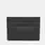 Giuseppe Zanotti Black Croc Embossed Leather Card Holder