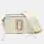 Marc Jacobs Snapshot White Saffiano Leather Camera Crossbody Bag