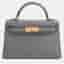 Hermes Vert Amande Epsom Mini Kelly 20 Top Handle Bag