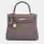 Hermes Etain Togo Retourne Kelly 25 Top Handle Bag