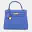 Hermes Royal Bleu Togo Kelly 25 Top Handle Bag