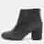 Stuart Weitzman Size 37 Dark Grey Suede Ankle Length Boots