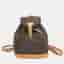 Louis Vuitton Montsouris Mini Brown Monogram Canvas Backpack Bag