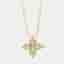 Louis Vuitton Star Blossom Diamond 18K Pink Gold Pendant Necklace