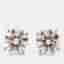 6.05 cts Round Lab Grown Diamonds 14K Yellow Gold 4 Prong Basket  Studs