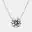 5.36 cts Round Lab Grown Diamonds 14K Yellow Gold Solitaire Pendant