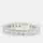 3.00 cts Oval Lab Grown Diamonds 14K White Gold Eternity Band