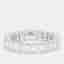 4.00 cts Emerald Lab Grown Diamonds 14K White Gold Eternity Band