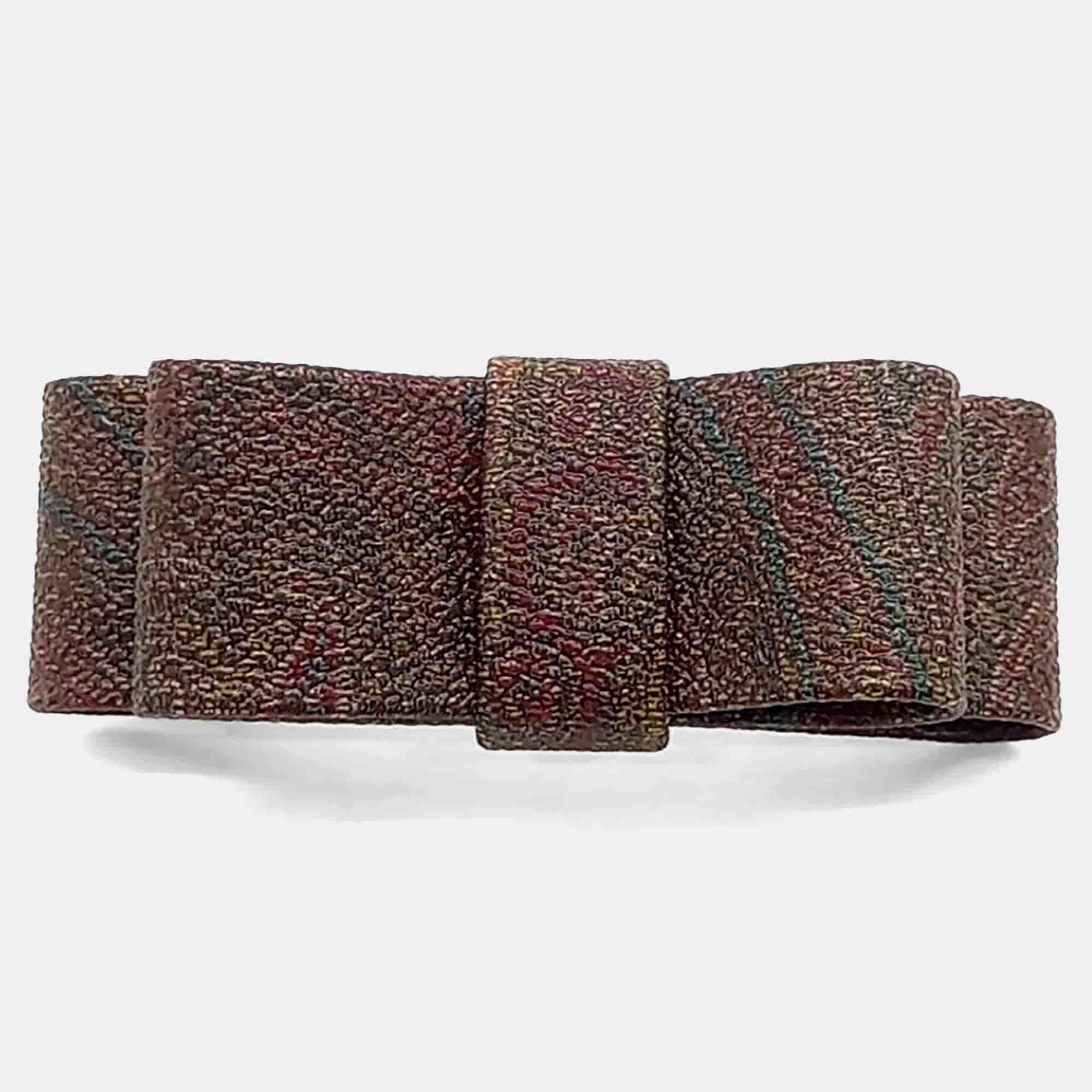 Etro Brown Metal Hairpin