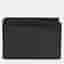 CH Carolina Herrera Black/Grey Monogram Coated Canvas and Leather Card Holder