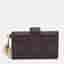 Dior Lady Dior 5 Gusset Burgundy Cannage Leather Card Case
