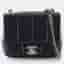 Chanel Mini Black Lambskin Resin Crystal Monacoco Square Flap Bag