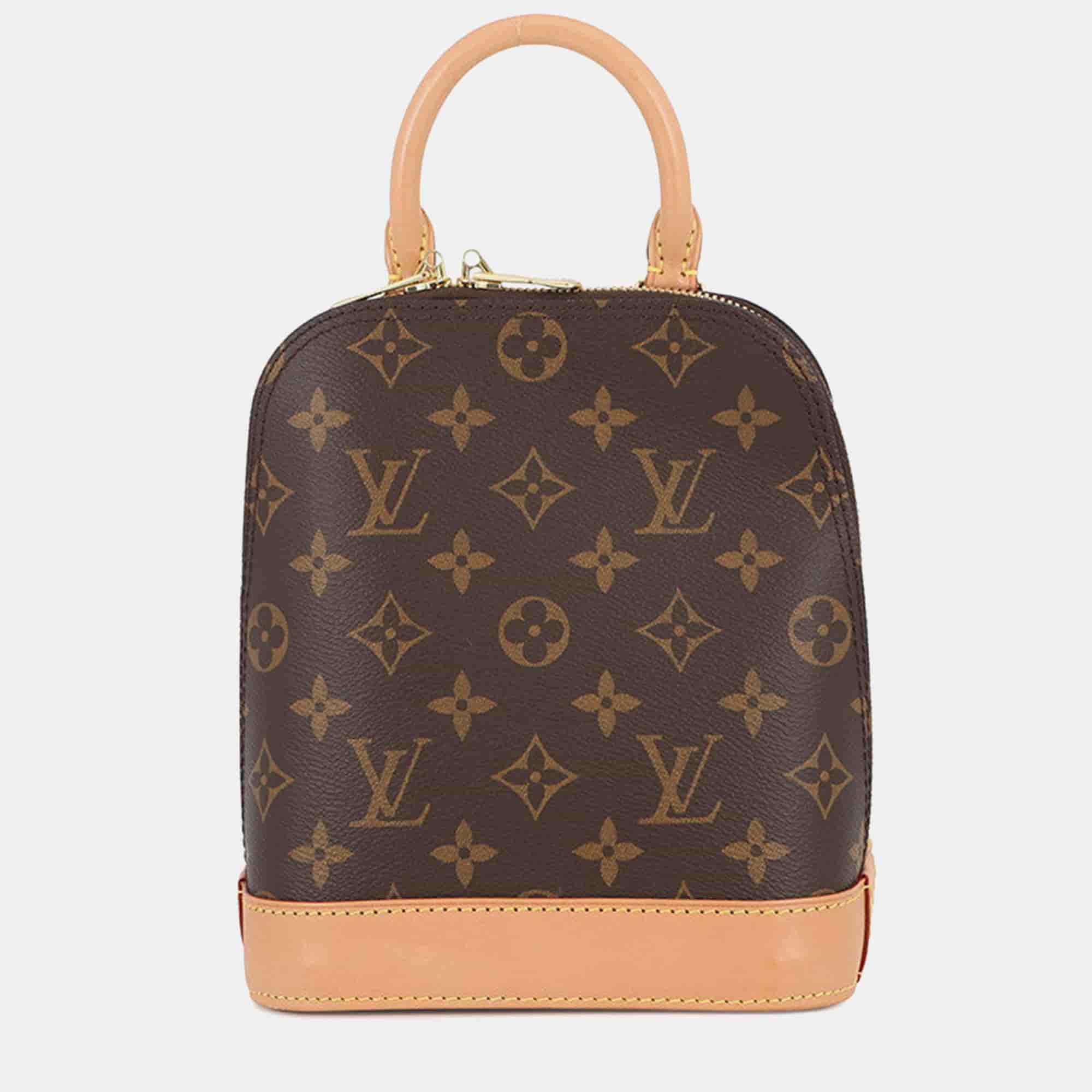 Louis Vuitton Alma Backpack Brown/RedM47132 Monogram