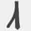 Givenchy Black Silk Skinny Tie