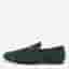Gucci Jordaan Size 37 Dark Green Suede Horsebit Loafers