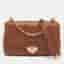 Michael Kors Soho Beige Quilted Leather Flap Shoulder Bag