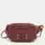Chanel Filigree Red Quilted Caviar Leather Belt Bag