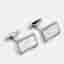 Boss By Hugo Boss Composite Silver Tone Cufflinks
