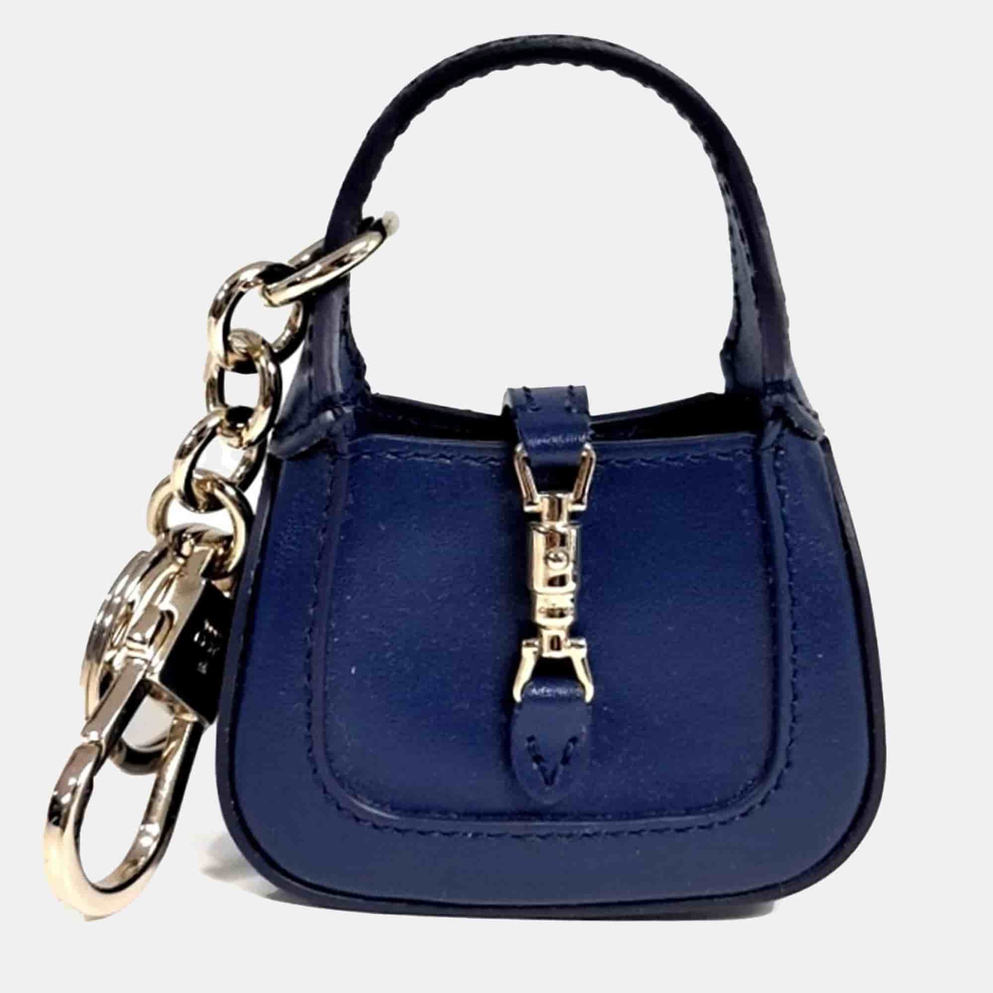 Gucci Blue Jackie 1961 Keyring And Bag Charm