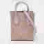 Gucci Vertical Mini Lilac Jumbo GG Canvas and Leather Tote