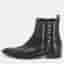 Alexander McQueen Size 39 Black Leather Ankle Length Boots