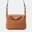 Hermes Lindy Gold Taurillon Clemence Size Mini