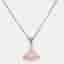 Bvlgari Divas' Dream Diamond Pink Opal 18k Rose Gold Pendant Necklace