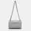 Tory Burch Fleming Soft Convertible Small Bay Grey Quilted Leather Shoulder Bag