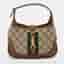 Gucci Jackie 1961 Mini Beige/Brown GG Supreme Canvas and Leather Shoulder Bag
