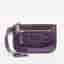 Balenciaga Le Cagole Metallic Purple Leather Coin Purse
