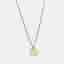 Fendi Karligraphy Gold Tone Pendant Necklace