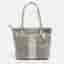 Coach Beige/Blue Signature Canvas and Leather Baby Diaper Tote
