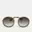 Gucci Green Gradient GG0061S Round Sunglasses