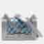 Chanel Boy Iridescent Blue Small Quilted PVC and Leather Flap Bag