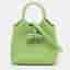 Longchamp Le Roseau XS Green Leather Tote