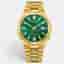 Citizen Tsuyosa NJ0152-51X Green Dial Gold Plated Stainless Steel Men's Wristwatch 40 mm