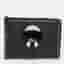 Fendi Karlito Black Leather Flat Clutch
