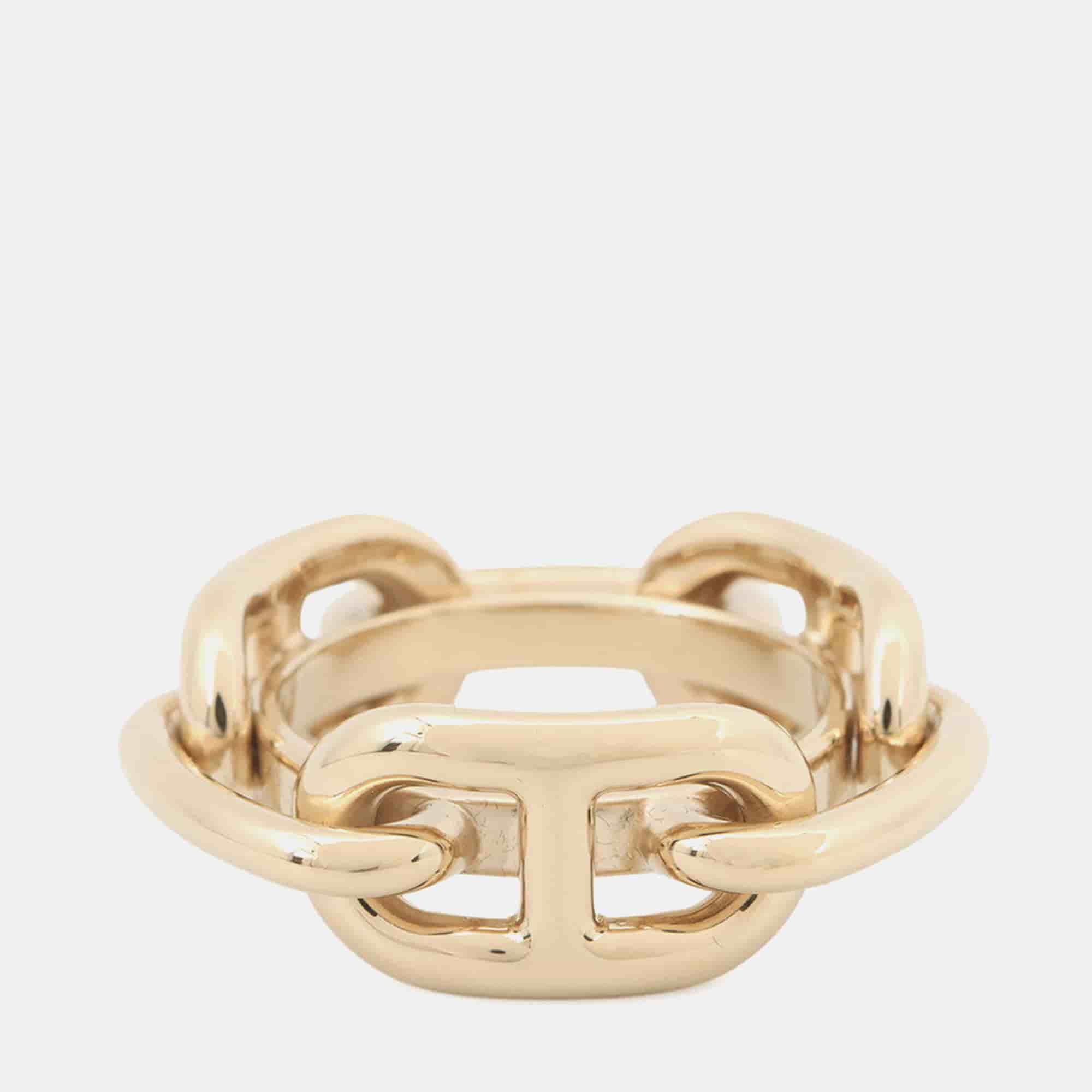 Hermes Scarf ring Legato Gold Gold Plated