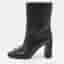 Off-White Arrow Size 37 Black Leather Ankle Length Boots