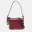 Off-White Binder Clip Mini Red Leather Shoulder Bag