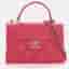 Chanel Mini Caviar Retro Twist Top Handle Flap Bag